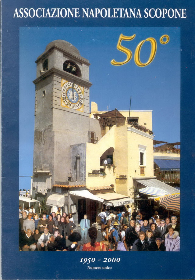 Copertina della rivista del 50enario, Napoli 2000