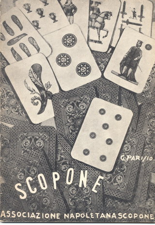 Copertina della rivista Scopone della ANS, Napoli 1950